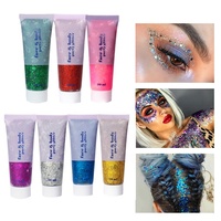 Gel scintillant longue tenue pour le corps et le visage, fard à paupières liquide irisé, crème à paillettes pour maquillage de fête et cosmétiques – Vente en gros