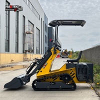 Vielseitig Einsetzbarer Raupenlader mit Neuer Benzinmotor-Technologie, Mini-Kompaktlader für Baustellen