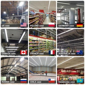 Op maat gemaakte 4ft 5ft 8ft 4000k 5000k 6500k koppelbare aluminium lineaire battenlamp geïntegreerde winkel LED <span class=keywords><strong>T5</strong></span> buisverlichting - Product Image 6