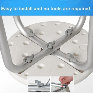 Chaise de bain domestique antidérapante <span class=keywords><strong>pour</strong></span> personnes âgées et handicapées Équipement de sécurité de <span class=keywords><strong>douche</strong></span> avec fournitures de thérapie de réadaptation - Product Image 5