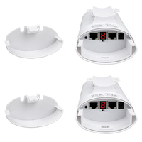 Kit de puente WiFi para exteriores, Kit de punto a punto de acceso inalámbrico, puente de Internet de 300G, transmisión de 3KM, PTP/PTMP, 2,4 Mbps, 2 paquetes