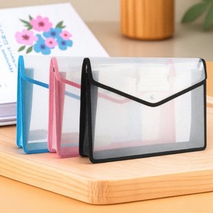 Fichier de bouton de haute qualité organiser pochette PP sac de papier de <span class=keywords><strong>Test</strong></span> Transparent Snap porte-fichier d'affaires