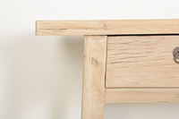Table Console à trois tiroirs en bois de pin récupéré Antique chinois en détresse en gros Best-seller