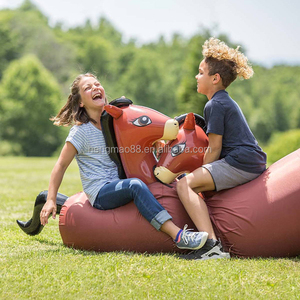 Caballo Inflable con Forma de Animal, Unicornio, Juego de Montar para Niños con <span class=keywords><strong>Cubierta</strong></span> - Product Image 5