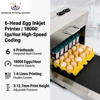 Imprimante jet d'encre haute performance pour œufs IPS-E200, 10+ langues de menu, réglage en un clic, codeur d'œufs pour ligne de transformation alimentaire