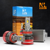 Phares LED haute puissance 180W IP68 étanches 6500K, ampoules H4/H7/H11/D1S pour voitures universelles 12V