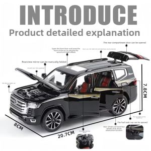 Autorización Genuina 1/24 Land Cruiser LC300 70.º Aniversario Modelo de Auto de Aleación con Sonido y Luz Colección Juguete para Niño - Product Image 6