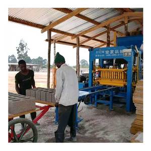 QT4-15 maqina công nghiệp de bloques de concreto và maquina de bloques de concreto modelo qtj4 16 - Product Image 6