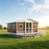 Maison conteneur modulaire pliable à double aile, isolée et portable, de 20 et 40 pieds, fournie par l'usine Shinestone