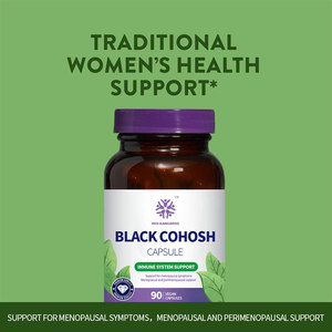 ODM OEM Natures Way <span class=keywords><strong>Black</strong></span> <span class=keywords><strong>Cohosh</strong></span> Kapseln Gesundheits wesen Kräuter ergänzung zur Unterstützung der Wechseljahre, die für individuelle Bedürfnisse anpassbar sind - Product Image 5