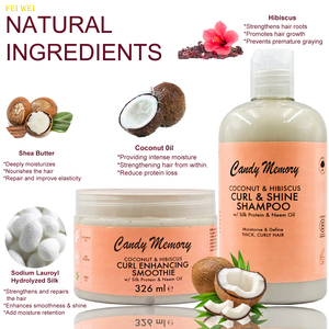<span class=keywords><strong>Prix</strong></span> usine humidité définir noix <span class=keywords><strong>de</strong></span> coco <span class=keywords><strong>Hibiscus</strong></span> Curl Shine shampooing avec protéine <span class=keywords><strong>de</strong></span> soie huile <span class=keywords><strong>de</strong></span> neem pour cheveux bouclés épais Kit <span class=keywords><strong>de</strong></span> soin des cheveux - Product Image 4