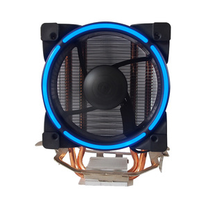 Refroidisseur de processeur Huierde Mini 2 Heat Pipe 90X90X25MM avec ventilateur LED RGB, dissipateur thermique en cuivre et aluminium, roulements hydrauliques, multiplateforme - Product Image 4