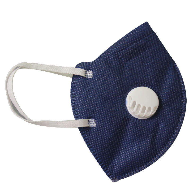 Disposable 3D Fold Dust KN95 Dust Mask with valve non woven active carbon anti pollution respirator masks