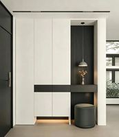 Modernes Holz-Schuhregal Umweltfreundliches Design Langlebige Konstruktion Modulare Verstellbare Regale für 50+ Paar Schuhe Hotel- und Fitness-Studio-Nutzung