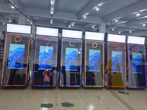 Fournisseur de mariage Cabine photo miroir 65 "avec écran tactile 43" Miroir magique pour selfie portable Cabine photo avec cadre LED à écran tactile - Product Image 5