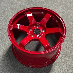ล้อแม็กซ์สีแดงใหม่ ขนาด 17 18 19 <span class=keywords><strong>20</strong></span> นิ้ว 4x100 5x120 5x114.3 5x112 อลูมิเนียมฟอร์จสั่งทำพิเศษ สำหรับรถแข่งน้ำหนักเบา รุ่น Te37 - Product Image 4
