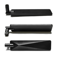 Antenne Wi-Fi Omni Personnalisée OEM ODM avec Logo, Double Bande 2,4 GHz 5 GHz, SMA Mâle, 698-2700 MHz, 4G 3G 2G GSM LTE Wi-Fi avec Connecteur N Mâle