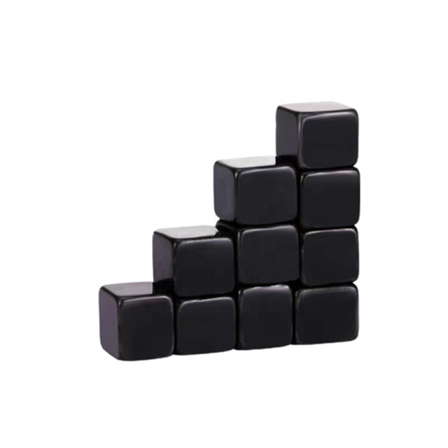 High Performance Customized Permanent Sintered Rare Earth Magnetic Neodymium Magnet Black Cube Industrial Use Welding