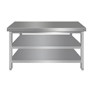 Restoran otel mutfak için çeşitli boyutlarda özelleştirilmiş paslanmaz çelik Worktable mutfak masa envanter - Product Image 6