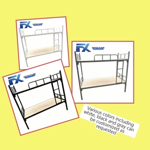 Lits superposés en métal modernes pour enfants, design réglable <span class=keywords><strong>à</strong></span> deux étages, pour chambre et école, démontables pour maternelle et garderie - Product Image 2