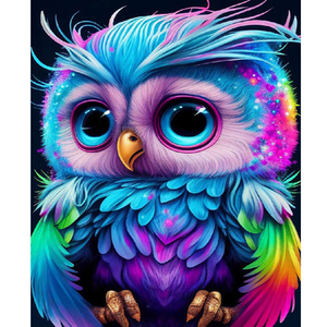 Pintura por Números para Adultos, Kits <span class=keywords><strong>de</strong></span> Búho, Lindos <span class=keywords><strong>Animales</strong></span>, Imagen <span class=keywords><strong>con</strong></span> Números, Manualidades, Regalo para Decoración del Hogar, 40x50cm - Product Image 1
