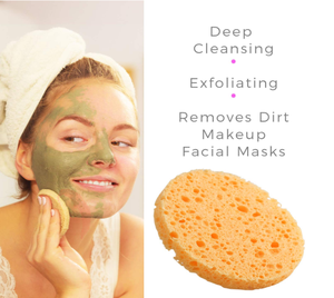 Spugna facciale in cellulosa compressa per la pulizia profonda del viso - Product Image 5