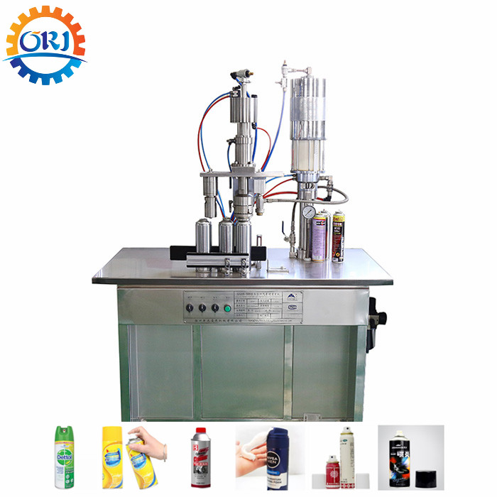 Машина для наполнения аэрозоля/полуавтоматическая машина для наполнения аэрозоля для небольшой компании