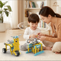 Kit de Robótica STEM 2.0, Juego de Bloques de Construcción para Educación Científica, Material ABS, Modelo Electrónico, Juguete de Construcción, Compatible con Otros Juguetes