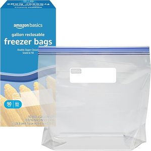 Bolsas con Cierre Hermético para Congelador, Precio de Fábrica, Bolsas de Plástico PE para Supermercado, Almacenamiento de Alimentos, Válvula Desechable, Sellado Térmico, Impresión Digital - Product Image 1