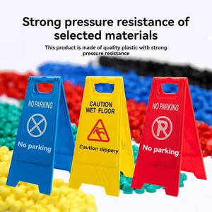 Cartello di segnalazione leggero a forma di A con maniglia per il trasporto per un rapido dispiegamento - Product Image 5