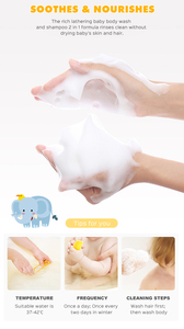 ชุดน้ำยาล้างตัวและเจลอาบน้ำออร์แกนิกสำหรับปลูกผมให้ความชุ่มชื้นติดทนนาน - Product Image 4