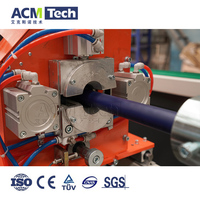 Équipement d'extrusion de tuyaux PPR à triple vis en HDPE/PE de haute précision, haute automatisation, longue durée de vie, machine de fabrication de tuyaux PPR stable
