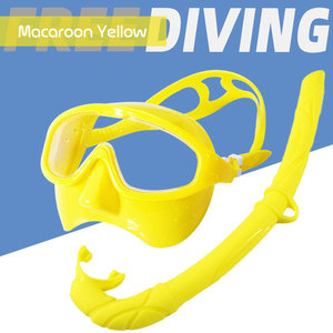Ensemble masque de plongée et tuba anti-buée en plastique, équipement de natation et de plongée, équipement sportif d'été - Product Image 3