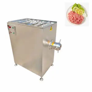 Peralatan jalur produksi sosis, pencampur daging sosis 500kg/jam komersial
