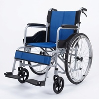 Chaise de mobilité pliable avec siège en maille respirante, poids léger de 13,1 kg, roue arrière de 24 pouces, roue avant de 7 pouces, largeur pliée de 27 cm
