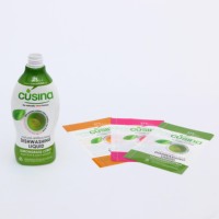Étiquettes rétractables personnalisées pour bouteilles de shampoing en plastique PVC