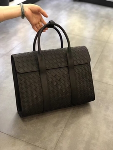 Maletín de Cuero Tejido Estilo París, Sin Marca, para Oficina, Bolso de Mano para Portátil para Hombre, Venta al Por Mayor en Reino Unido y Francia - Product Image 4