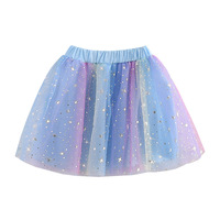 Jupe en tulle arc-en-ciel pour tout-petits, jupe de danse de ballet, jupe de princesse des neiges, robes tutu pour filles et enfants