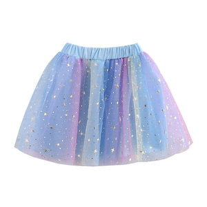 Jupe en tulle arc-en-ciel pour tout-petits, jupe de danse de ballet, jupe de princesse des neiges, robes <span class=keywords><strong>tutu</strong></span> pour filles et enfants - Product Image 5