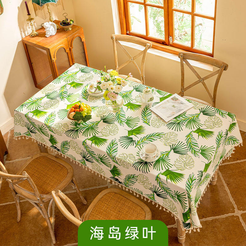 Feuilles vertes de l'île