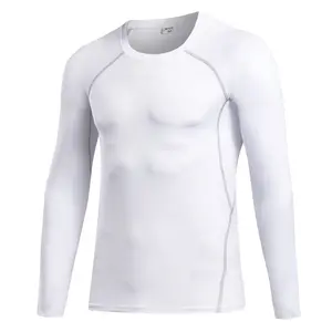 Men Sport Wear Cool Dry Compression Long Sleeve Sports Baselayer T-Shirts Tops Sports Gym Wear Shirts For Men
