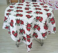 Nappe florale en polyester tissé sur mesure, lavable et réutilisable, ronde, ovale ou carrée, pour la maison, l'hôtel, les mariages et les fêtes