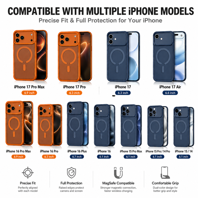 Matte Liftable TPU+PC Magnetic Kickstand Case for for 18/17/16 Pro Max/Pro Shockproof Anti-Fingerprint Camera Frame Holder