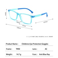Sunbest — lunettes carrées pour enfants, nouveau, 8500, lunettes Anti-lumière bleue, monture TR90, lunettes optiques transparentes