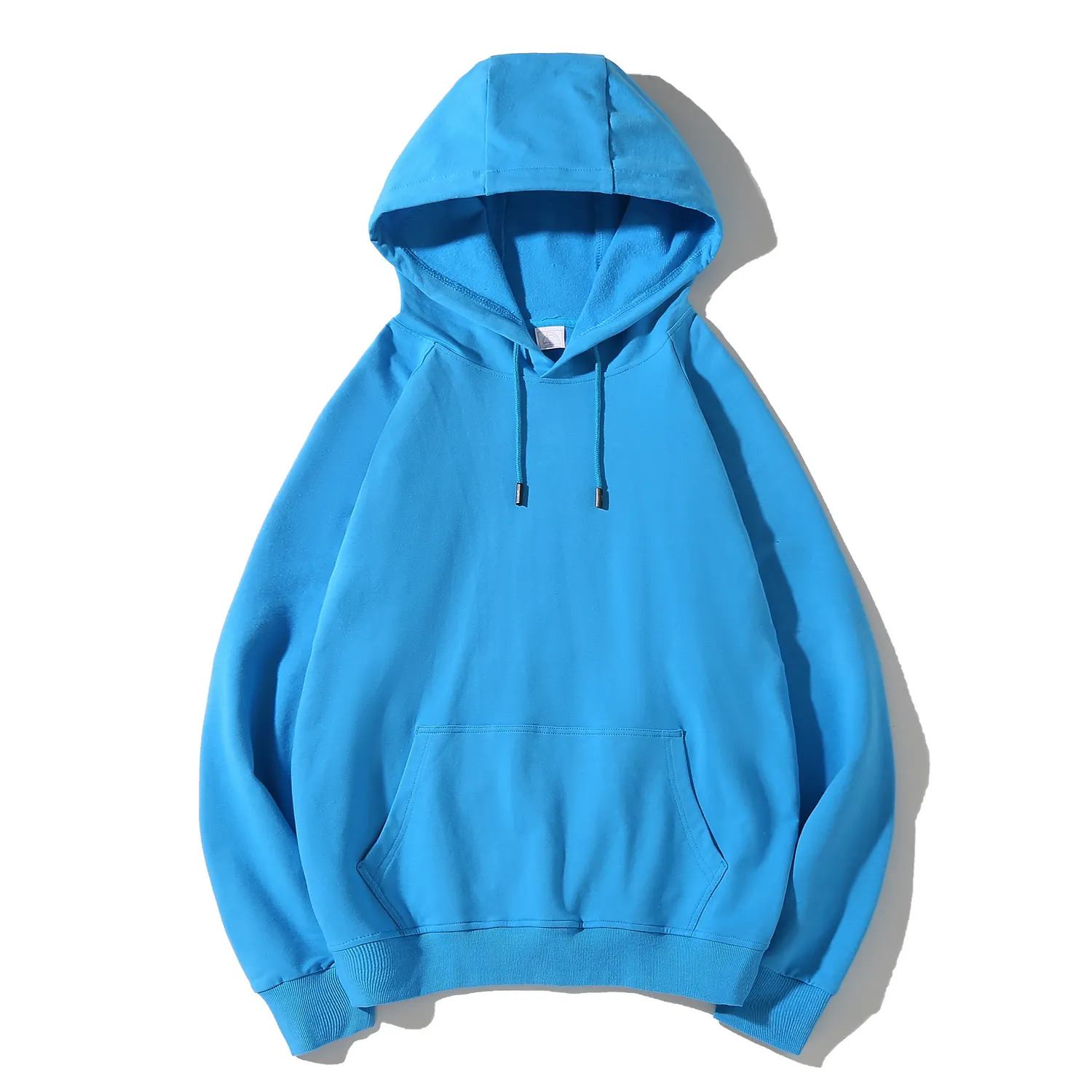 High quality 100% Polyester French Terry Customized Size Stylish and Popular Pullover Blank Hoodie