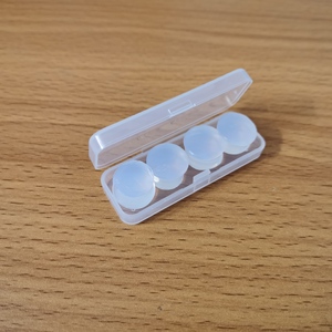 Tapones para los Oídos de Silicona para Viajes, Dormir, Estudiar, Nadar, Tapones para los Oídos Encerados para Exámenes, Aprendizaje, Anti-<span class=keywords><strong>ruido</strong></span> - Product Image 2