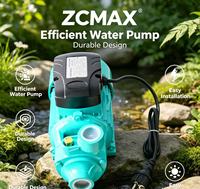 Pompe à eau périphérique ZCMAX QB-60 0,5 CV 220 V auto-amorçante pour l'alimentation en eau domestique et l'irrigation des jardins