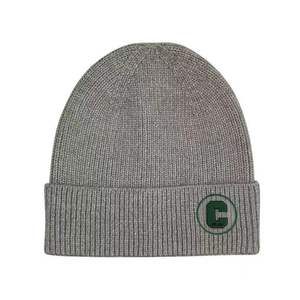 Unisex Knitted Beanie <b>Hat</b> 100% Acrylic <b>Winter</b> Warm Fashion Letter Logo Melon Shape For Men Women Children - Product Image 5