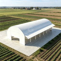 Structure en acier métallique pour abri préfabriqué pour chèvres et moutons, abri pour animaux, tente pour bétail