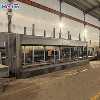Machine de laminage de portes en PVC à cadre en H 75T pour la production de panneaux de porte alvéolés perforés et la fabrication de feuilles de porte en WPC